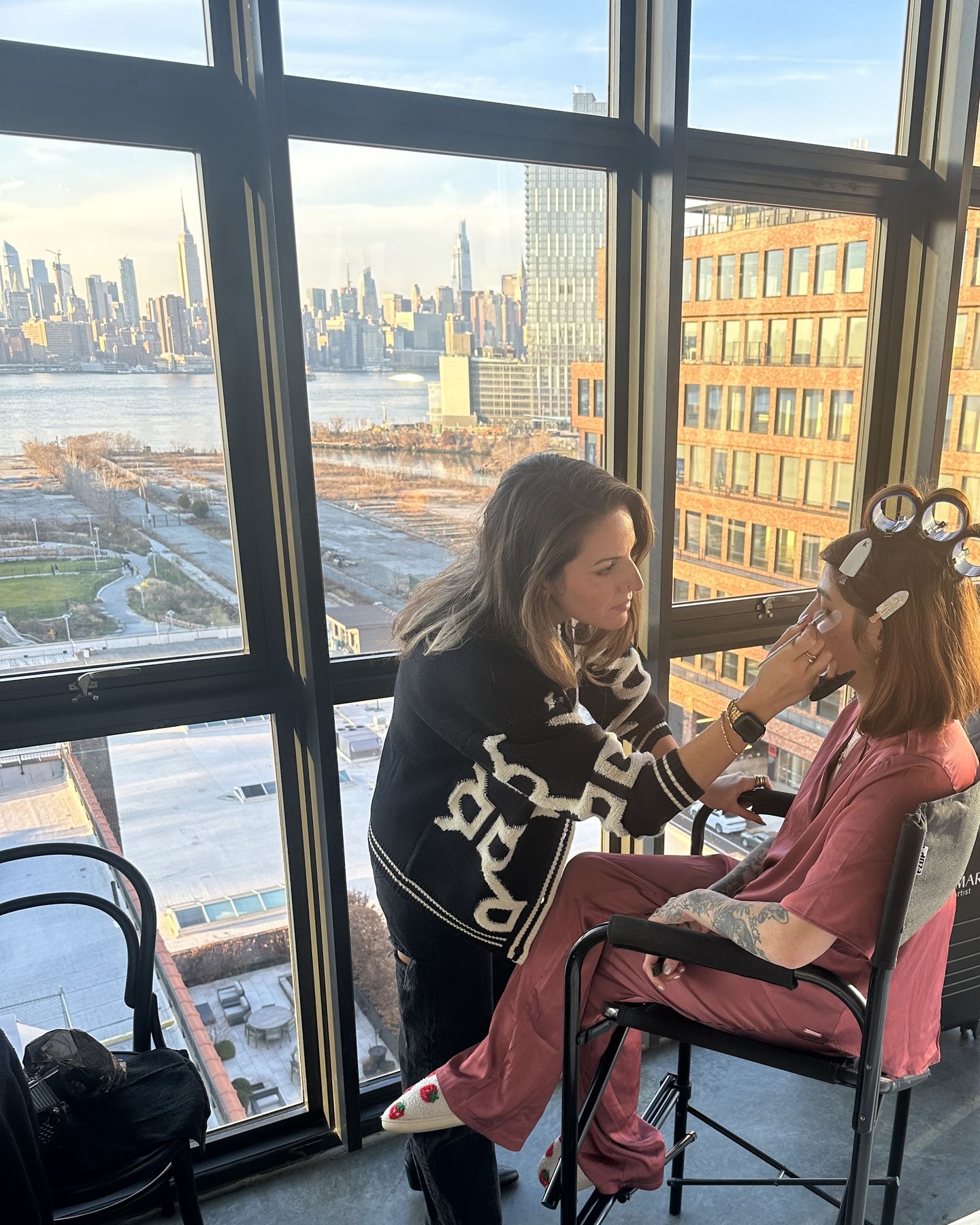 Behind the scenes: Lauren Marie at work